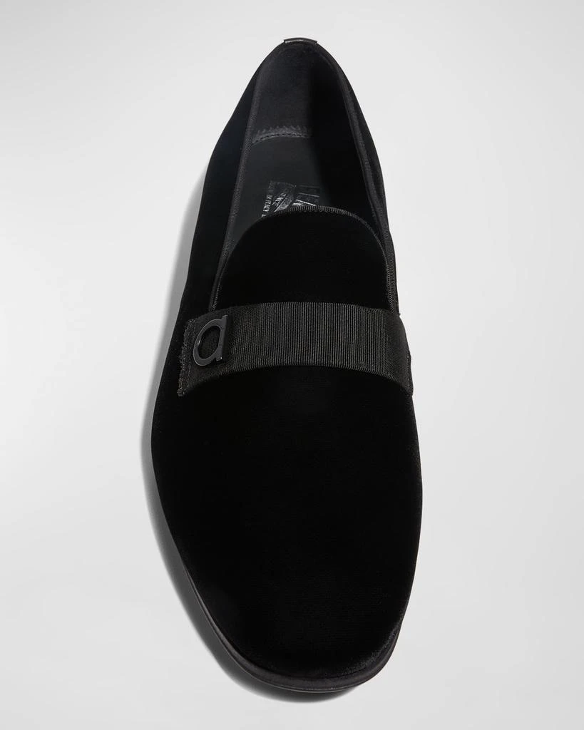 Salvatore Ferragamo Lapo Velvet Loafers Salvatore Ferragamo Men main image 4