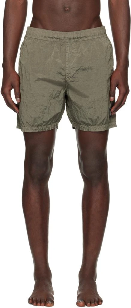 Stone Island Green B100004 Nylon Metal Swim Shorts