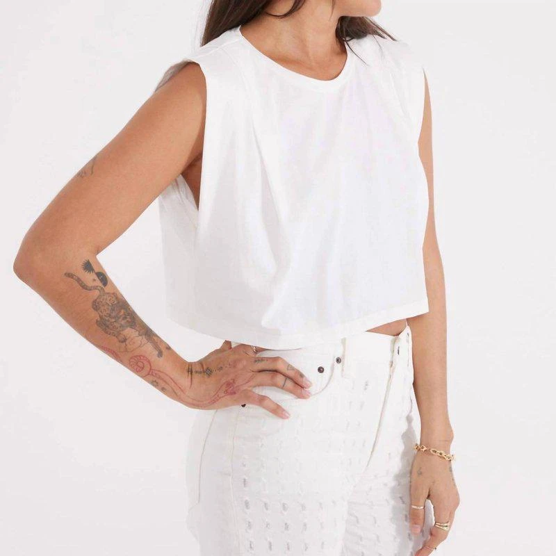 ETICA Pleated Muscle Tee 2