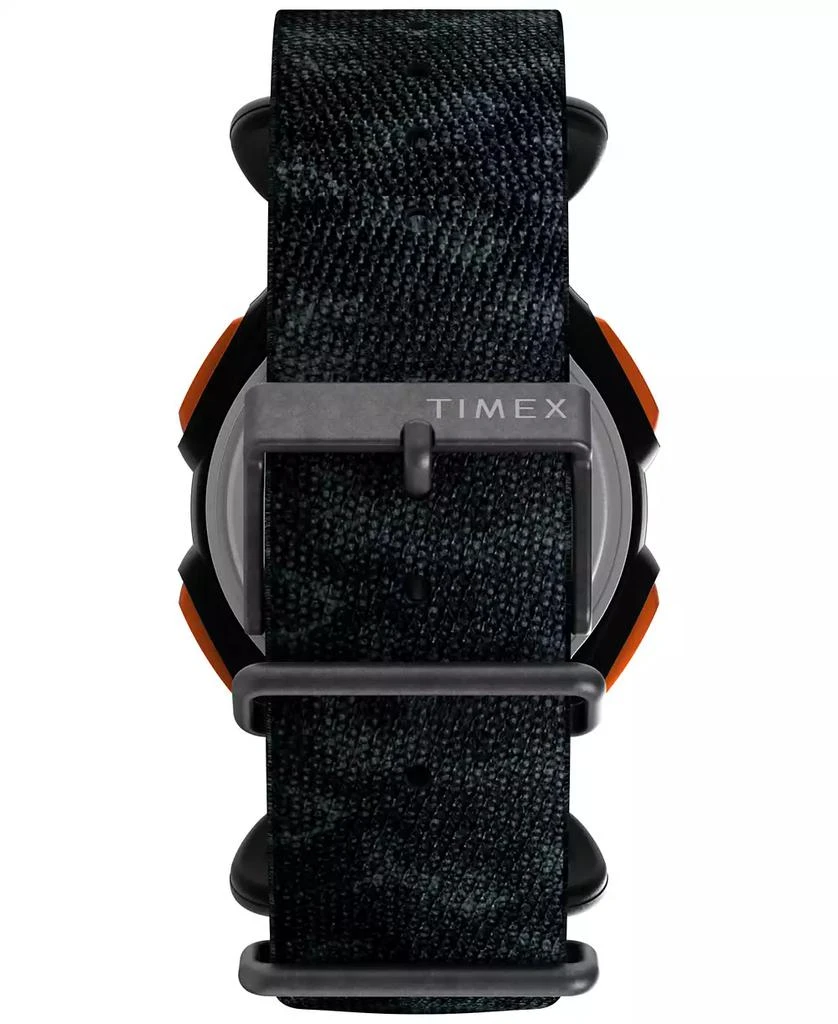 Timex Men's Quartz Digital Black Leather Watch, 38mm 3