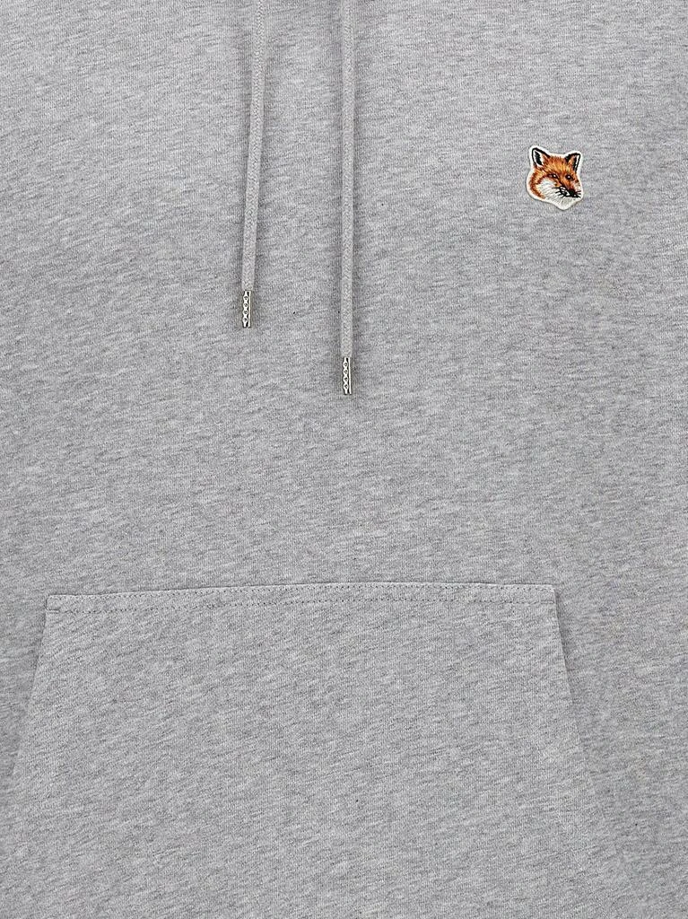 Maison Kitsuné Maison Kitsuné Fox Head Patch Drawstring Hoodie 4