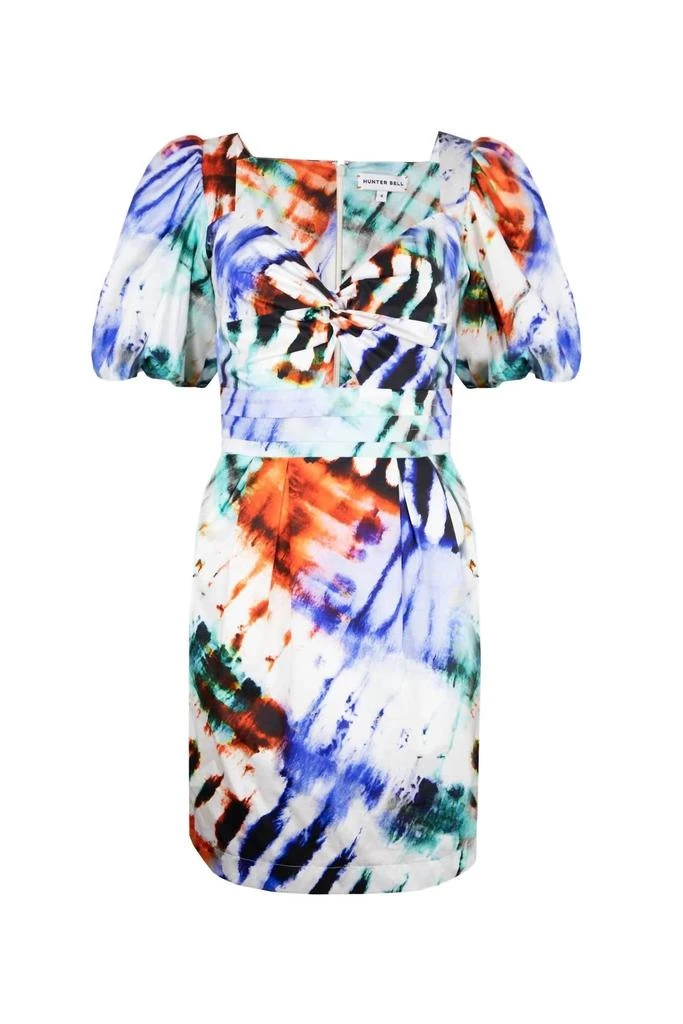 HUNTER BELL Tilly Dress In Electric Tie-Dye 5