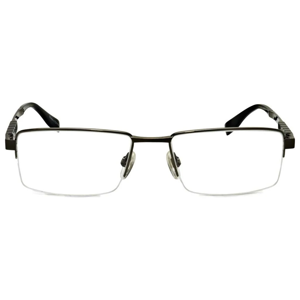 TRUSSARDI Trussardi Men's Silver Rectangular Opticals 2