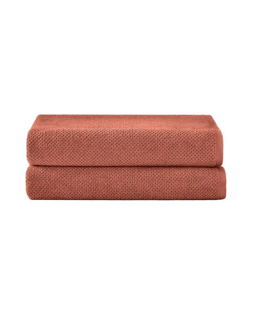 Under the Canopy Under The Canopy - Textured Organic 2 Piece Bath Towel Set