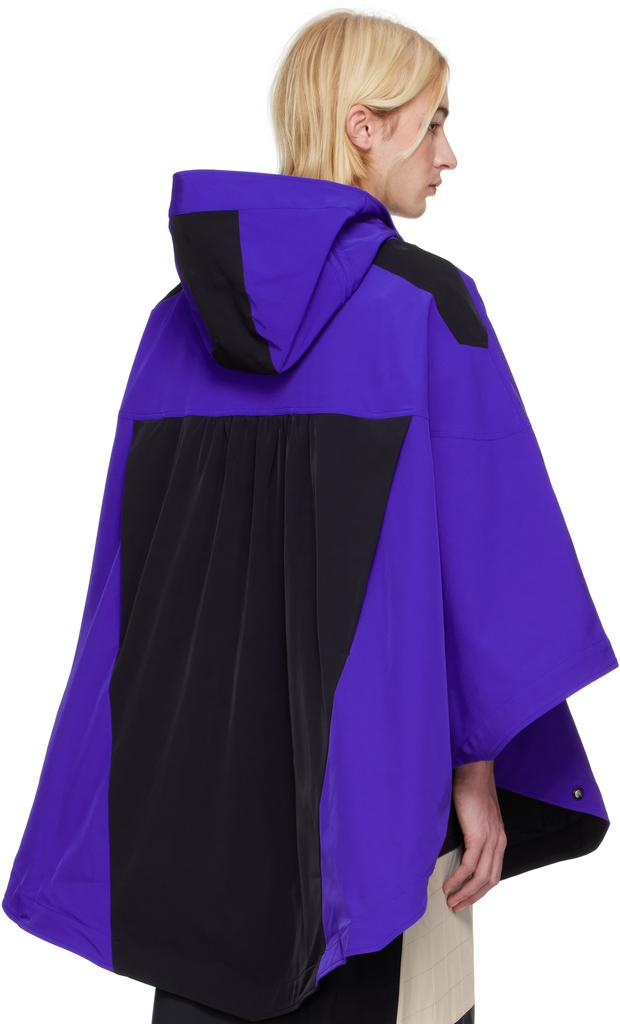 NOVALIS Blue Heveanoid Cape Reversible Jacket – On Sale Now with