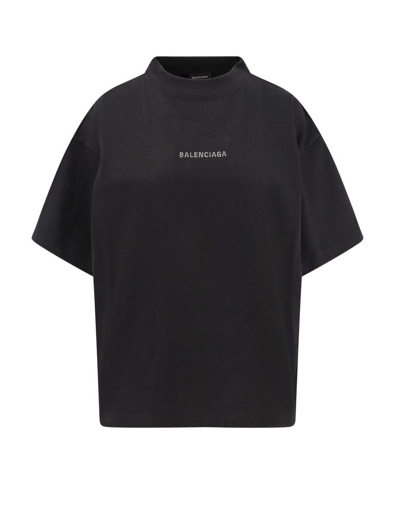 【関税&送料込み】Balenciaga Black Cotton T-Shirt Balenciaga Black Cotton T-shirt - Compare Prices from 7+