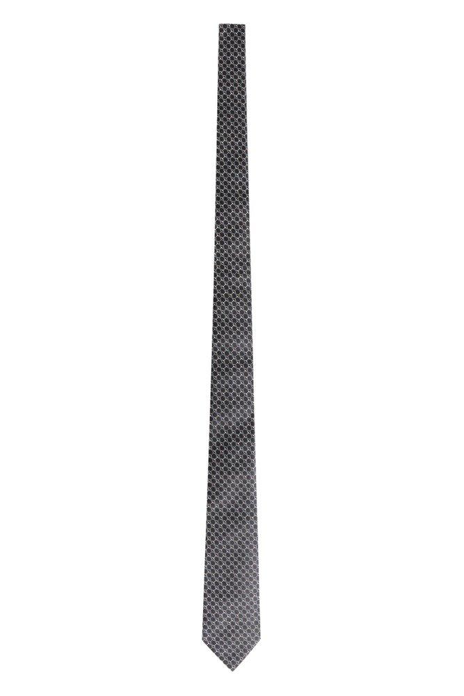Gucci Gucci Logo Jacquard Tie