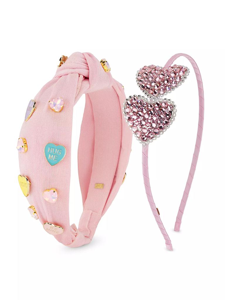 Bari Lynn 2-Pack Heart Headband Set