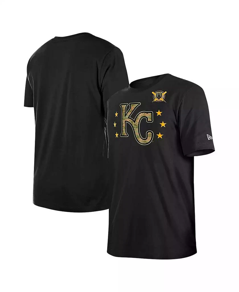 New Era Men's Black Kansas City Royals 2024-Armed Forces Day T-Shirt 1