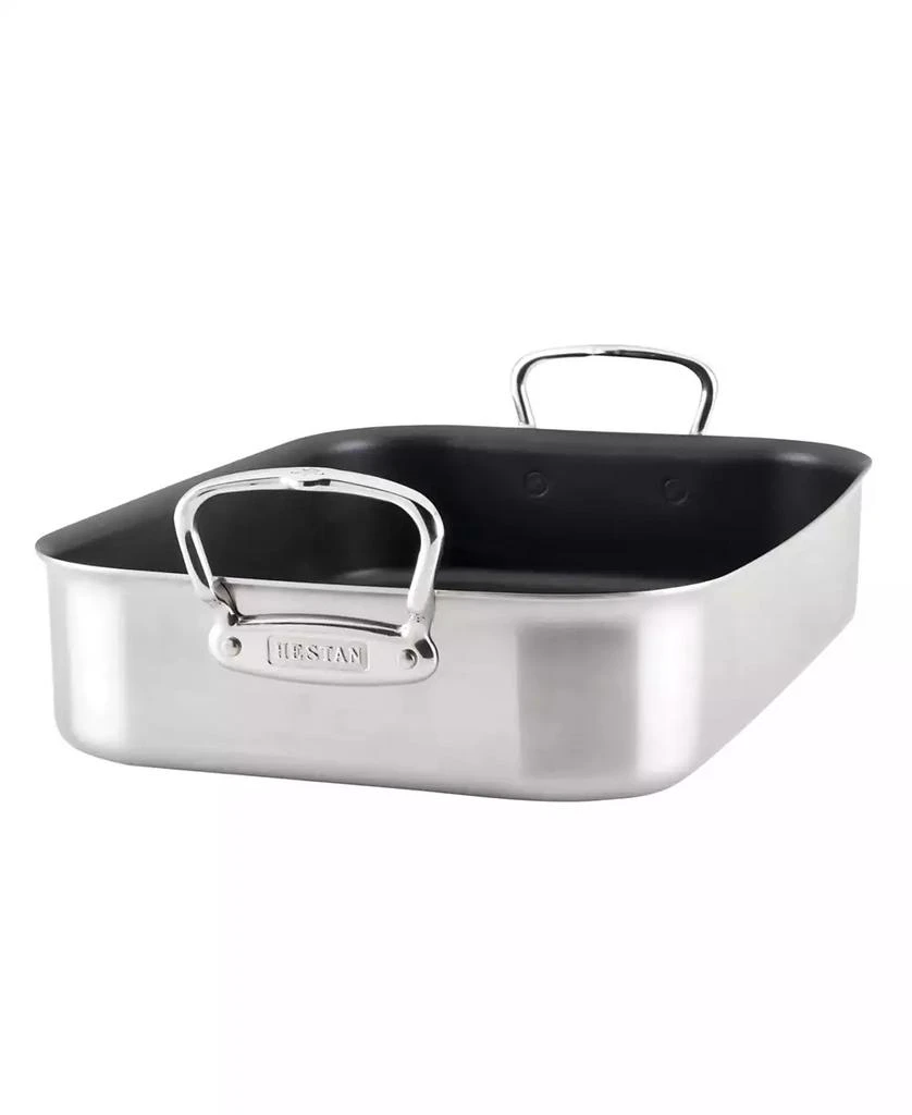 Hestan Provisions Classic Clad Nonstick Large Roaster with Rack 3