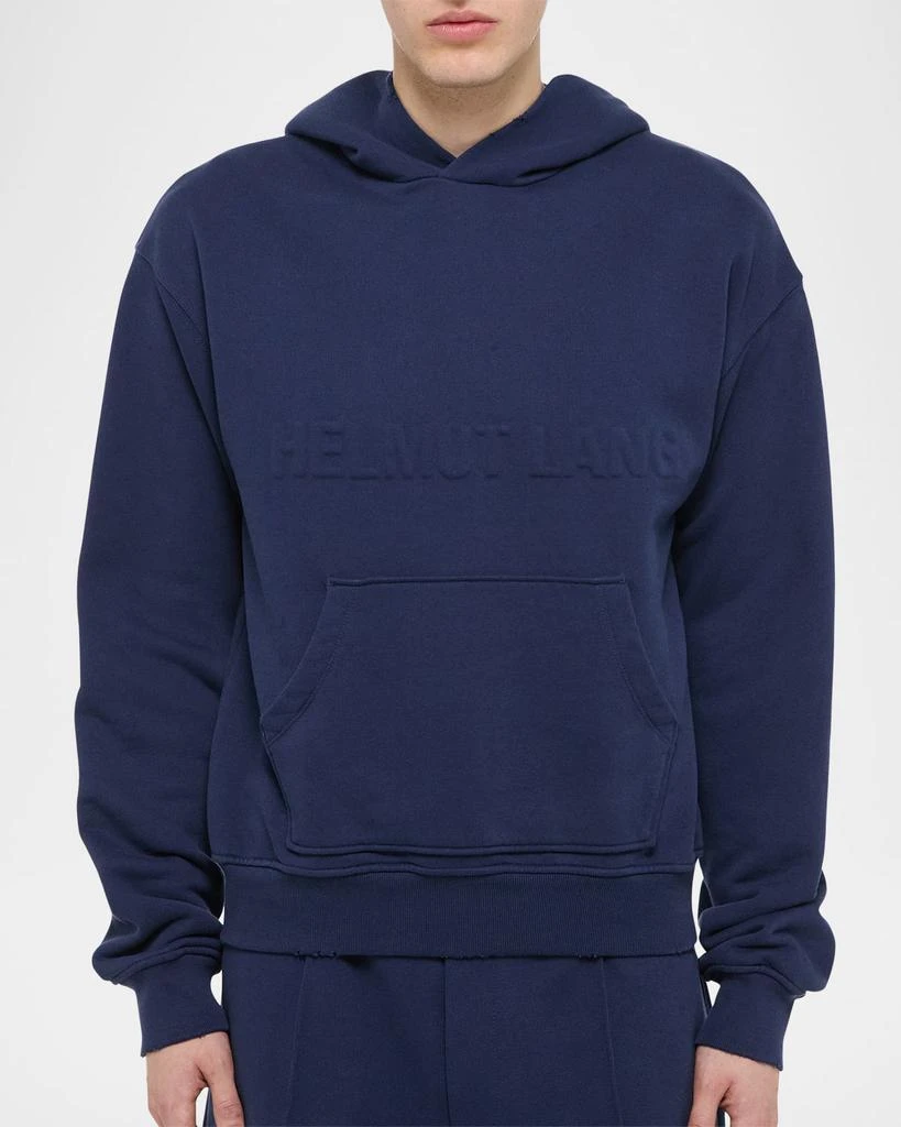 Helmut Lang Men's Embossed Studio Hoodie 6