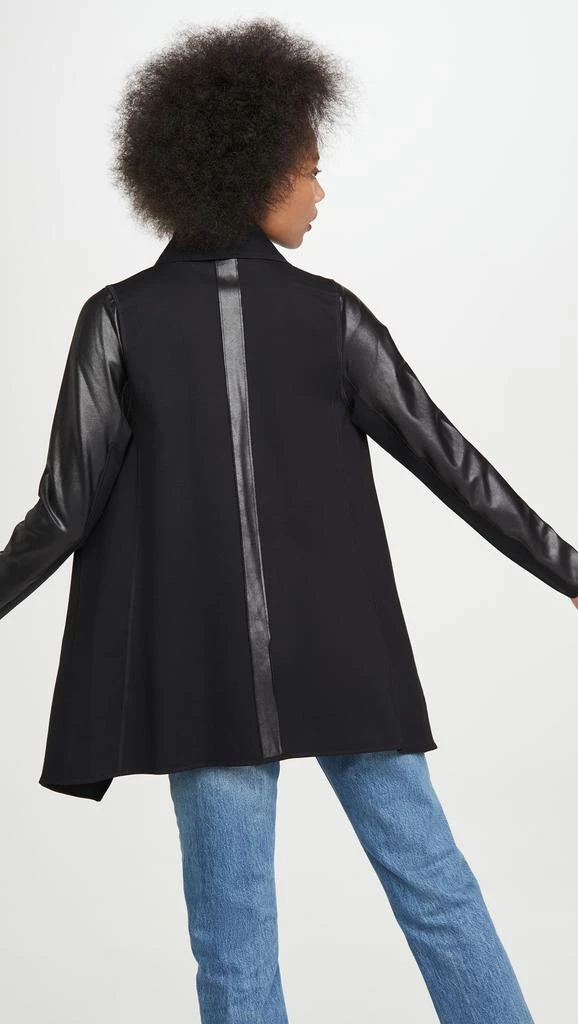 SPANX Faux Leather Convertible Jacket 2