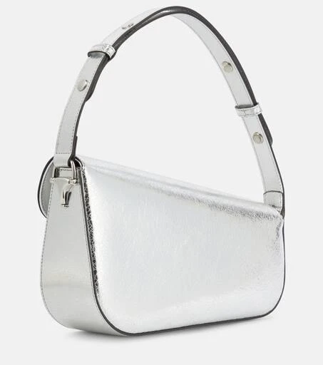 Gucci Horsebit 1955 metallic leather shoulder bag 4