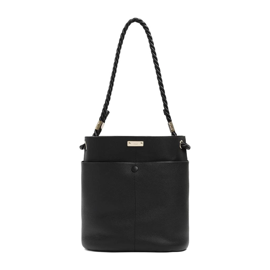 Chloé Chloé Logo Plaque Shoulder Bag 1