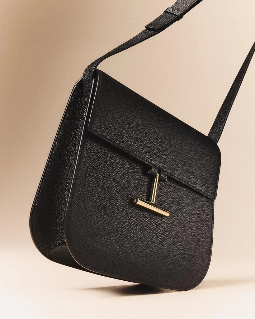 Tom Ford Tara Medium Crossbody in Grained Leather with Leather Strap 2