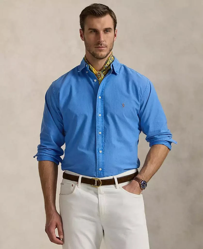 Ralph Lauren Men's Big & Tall Garment-Dyed Oxford Shirt 1