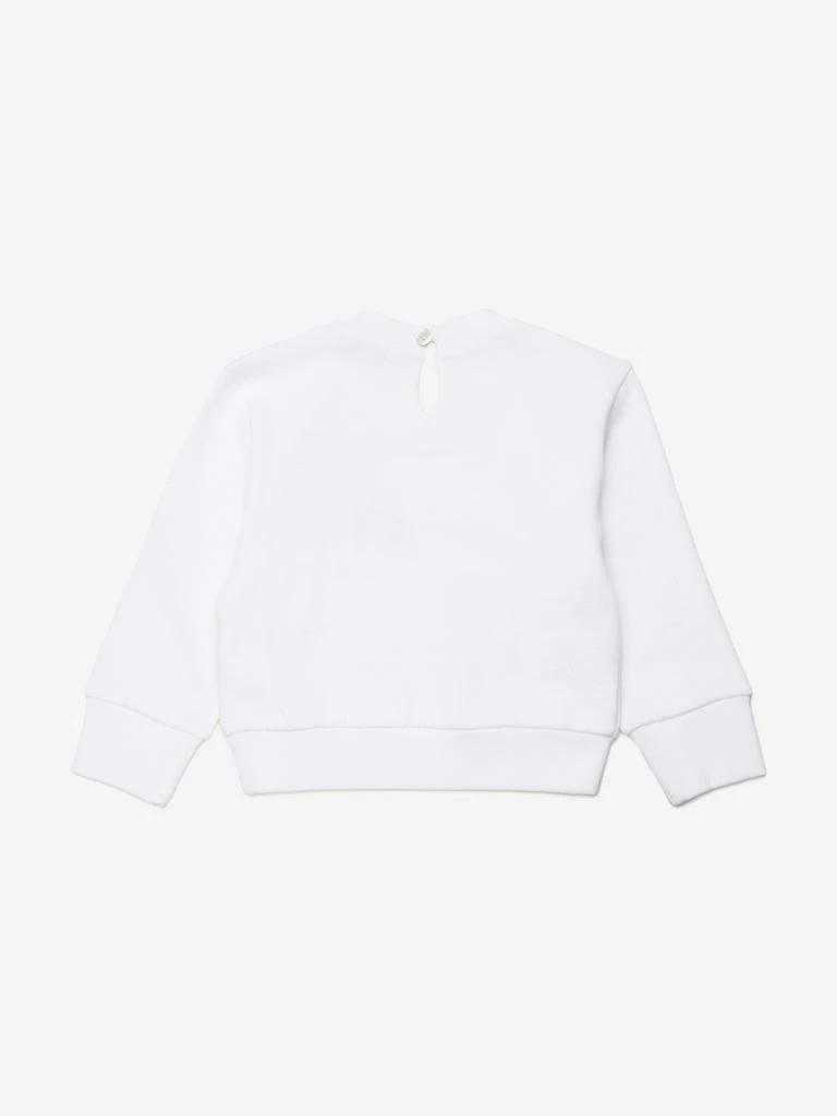 Marni MARNI Baby Girls Embroidered Flower Logo Sweatshirt in White 2