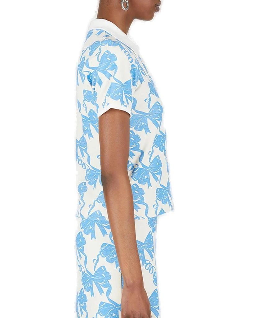 Maisie Wilen Maisie Wilen Motif-Printed Twill Polo Shirt 3