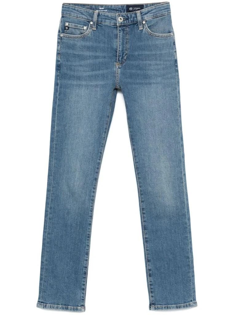 AG AG `Mari` High-Rise Slim Straight Jeans 1