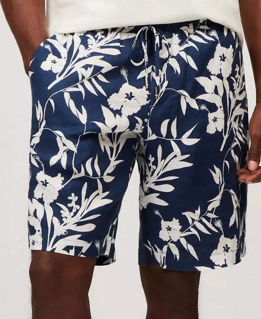 Tommy Hilfiger Men's Relaxed-Fit 10" Tropical Linen Shorts 1