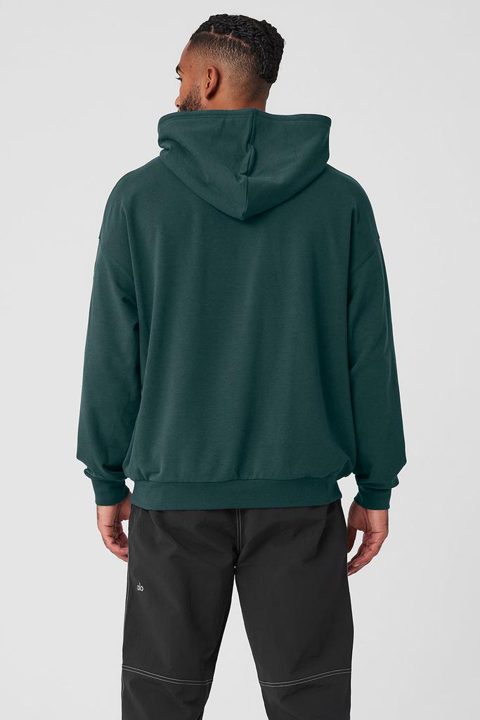 Alo Double Take Hoodie - Midnight Green