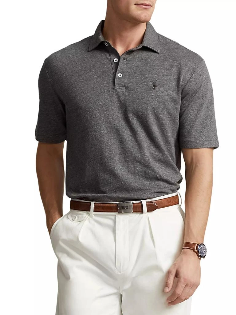 Ralph Lauren Cotton & Linen-Blend Polo Shirt 6