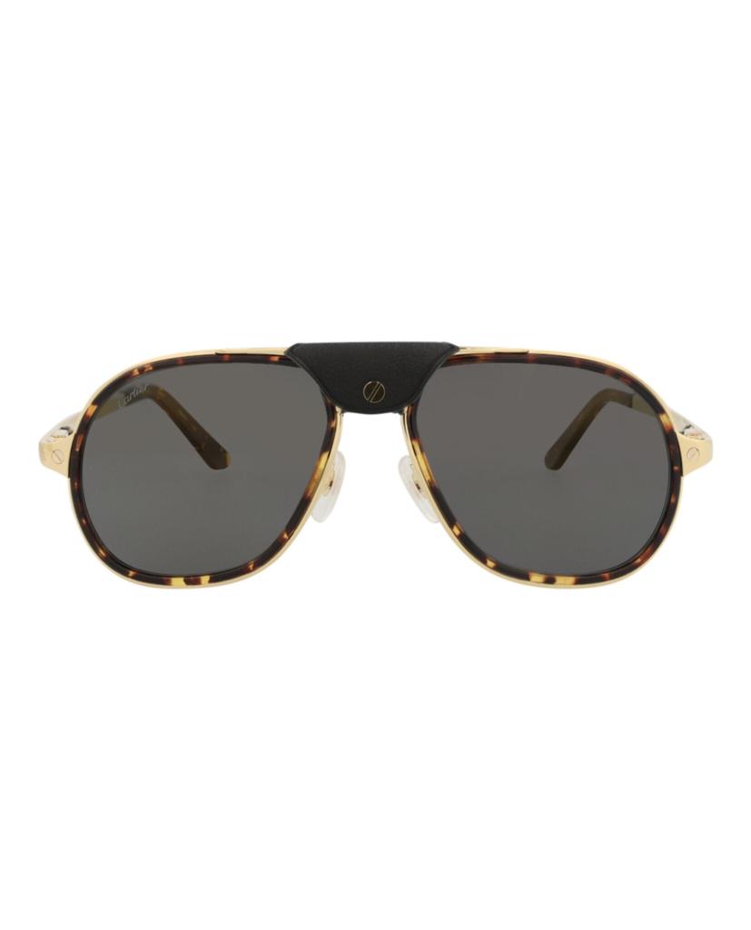 Cartier Aviator-Frame Acetate Sunglasses