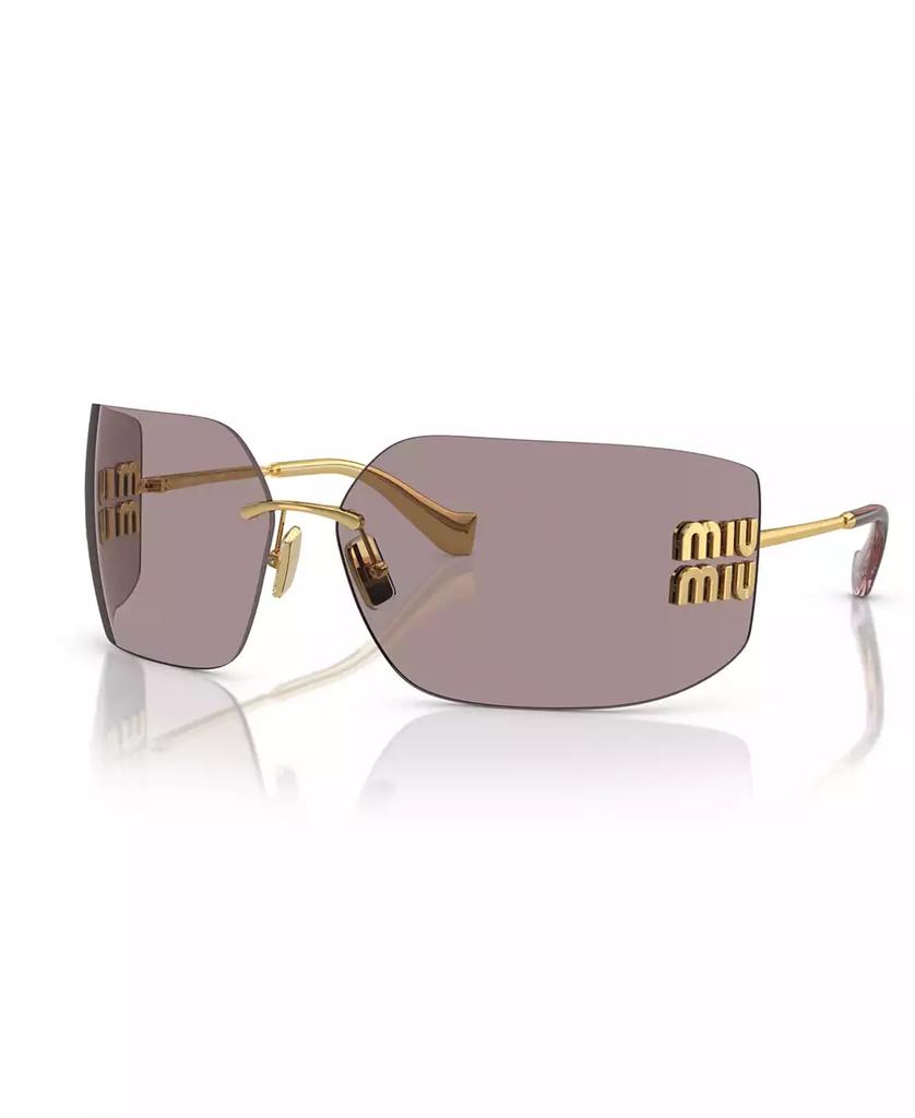 Miu Miu Narrow hexagonal-frame sunglasses - Sunglasses