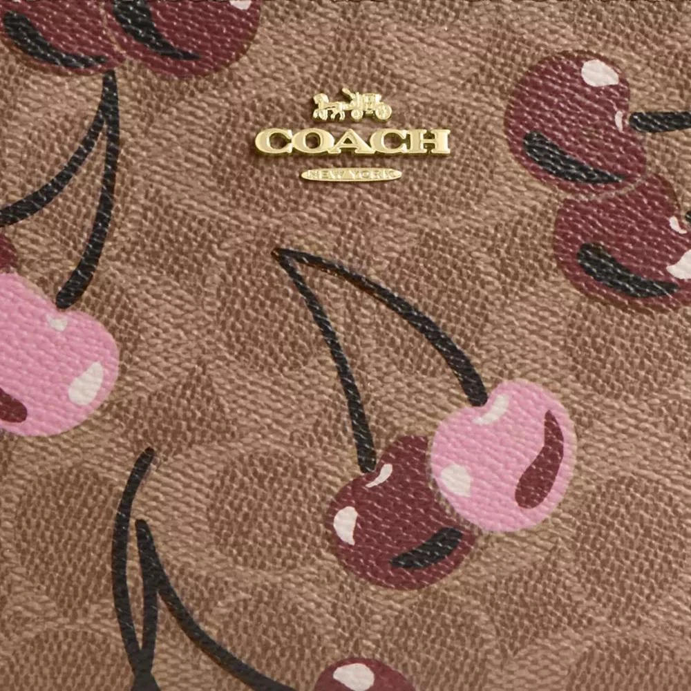 Coach Nolita 19 In Signature Canvas With Cherry Print 5