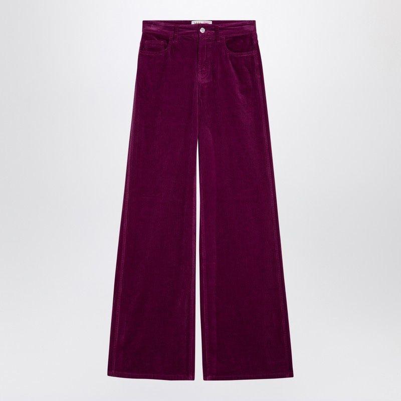 デニム・ジーパン Ganni Overdyed Purple Heavy Denim Marri Jeans Ganni Overdyed Purple Heavy Denim Marri Jeans | THE LIST