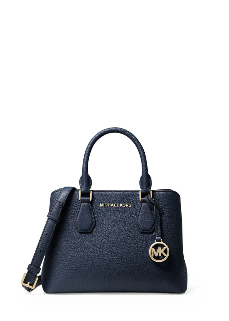 Michael Kors Camille small pebbled leather satchel 1