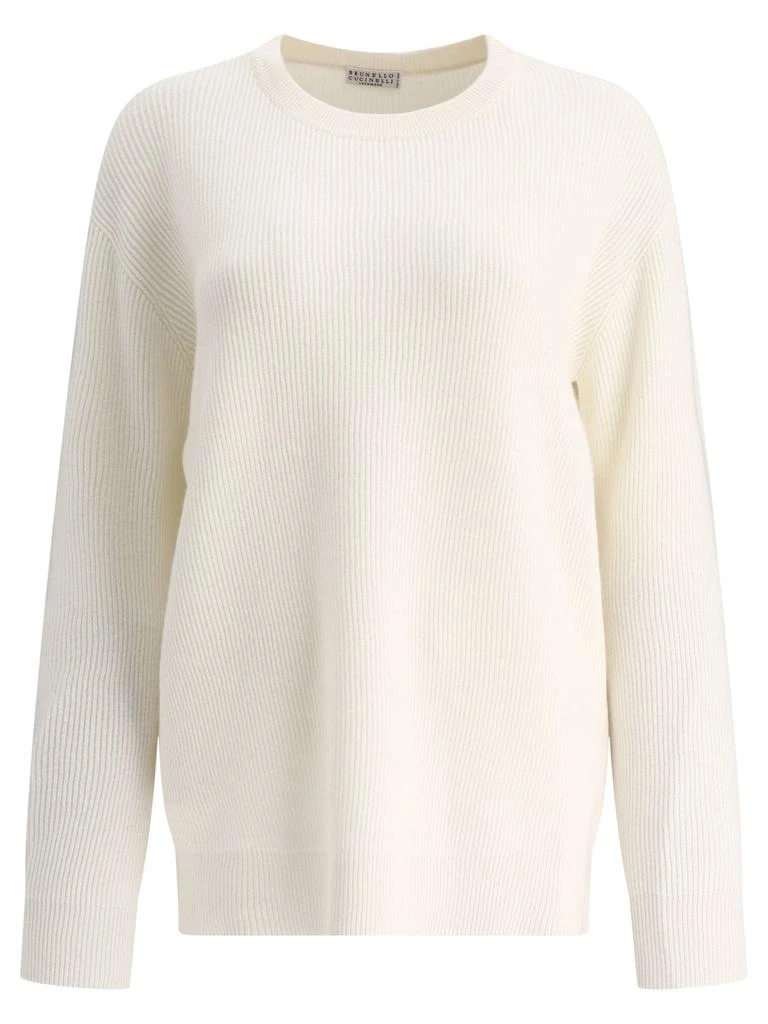 Brunello Cucinelli Brunello Cucinelli Boat Neck Long-Sleeved Jumper from Cettire