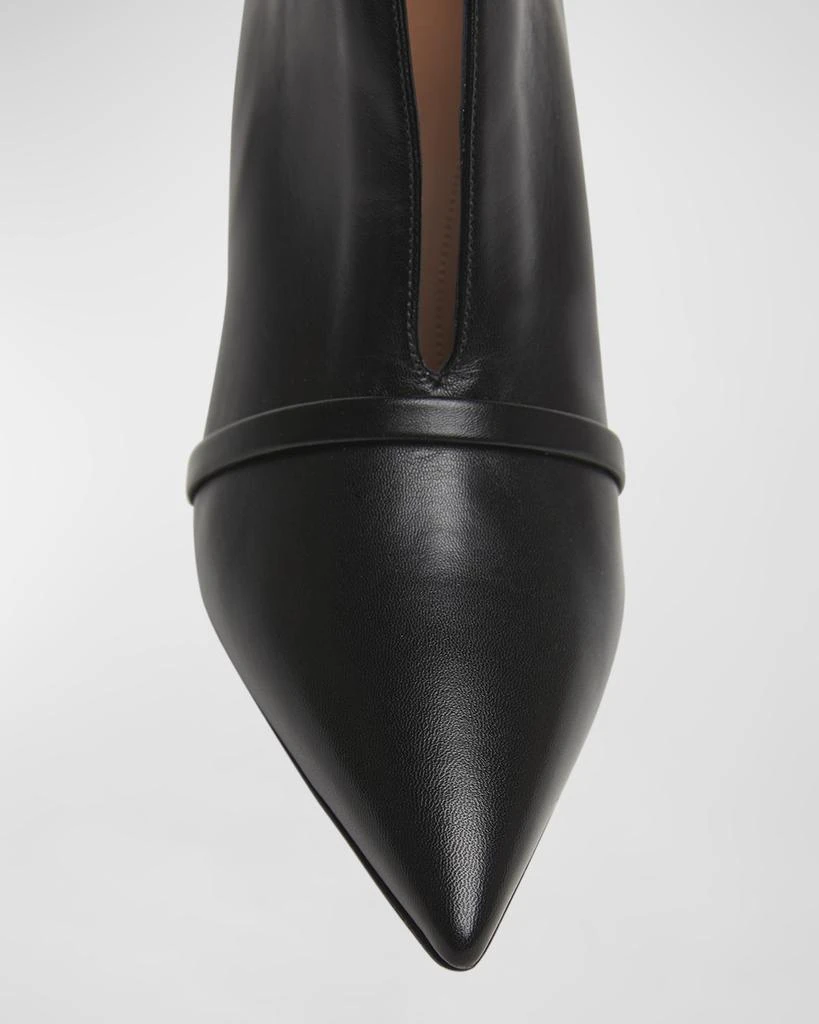 Malone Souliers Loren Leather V-Cut Stiletto Booties 5