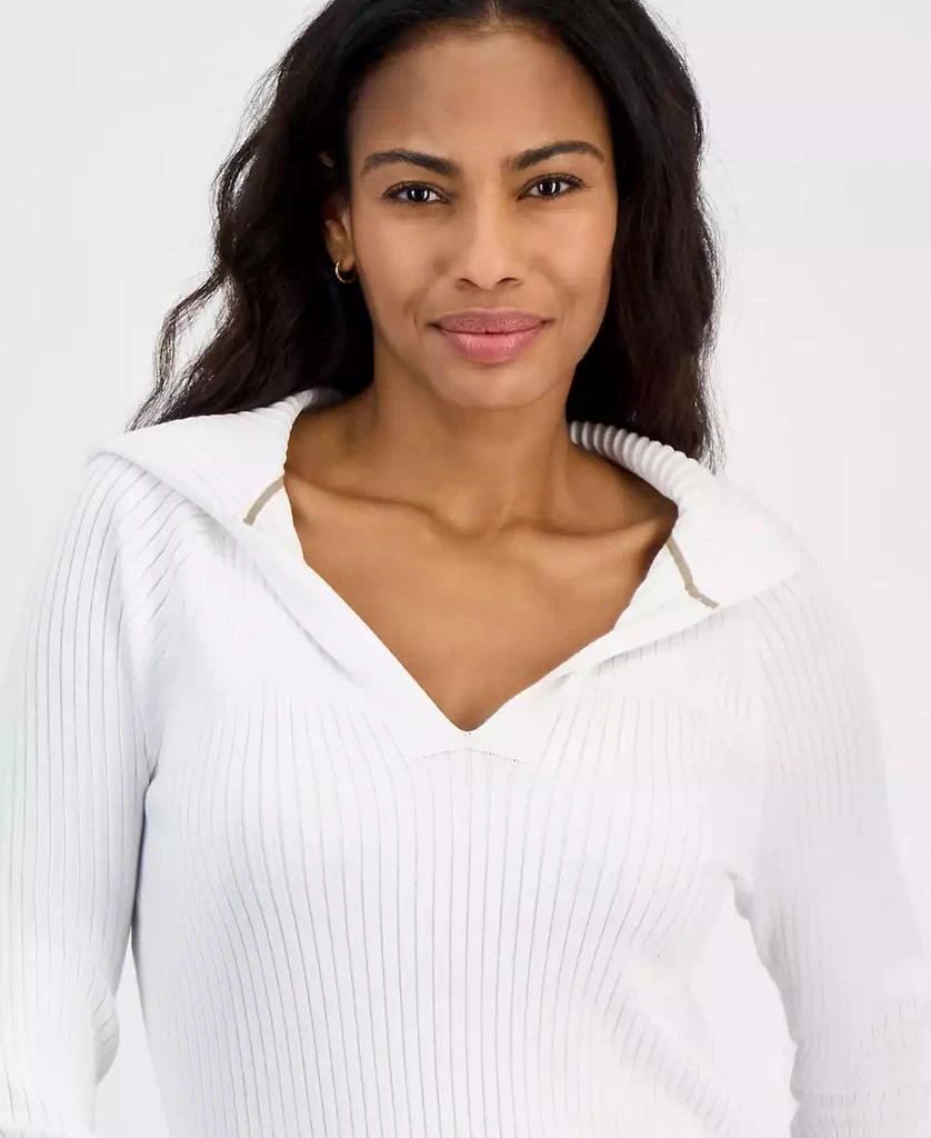 Nautica Jeans Women's Ribbed Hoodie Sweater 3