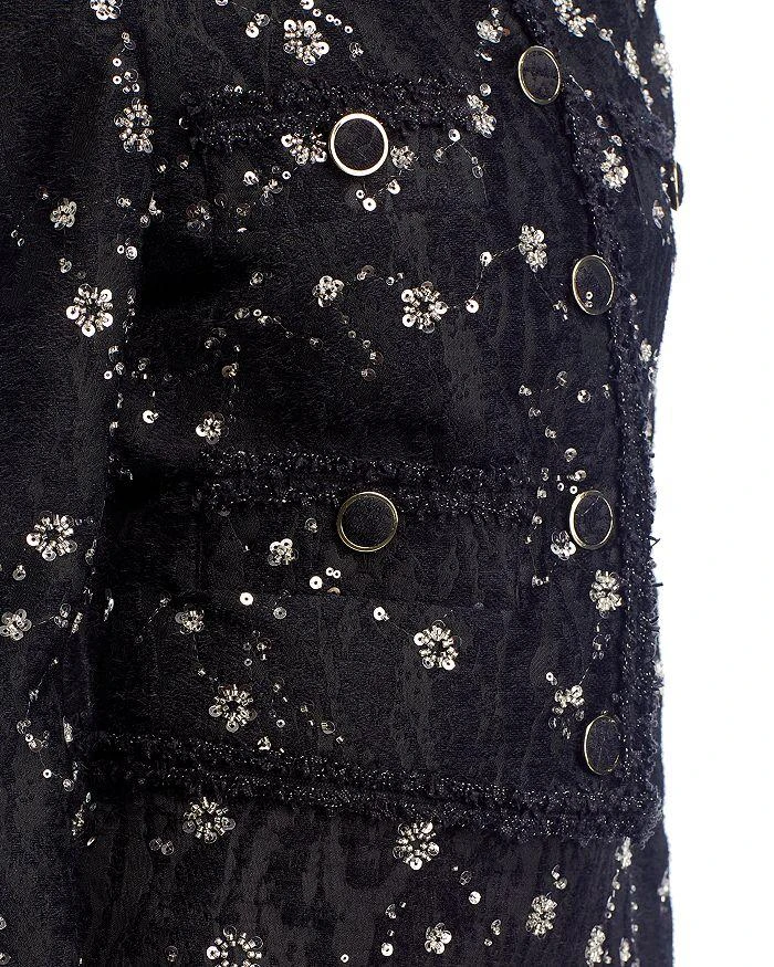 Milly Phoebe Floral Beaded Jacket 6