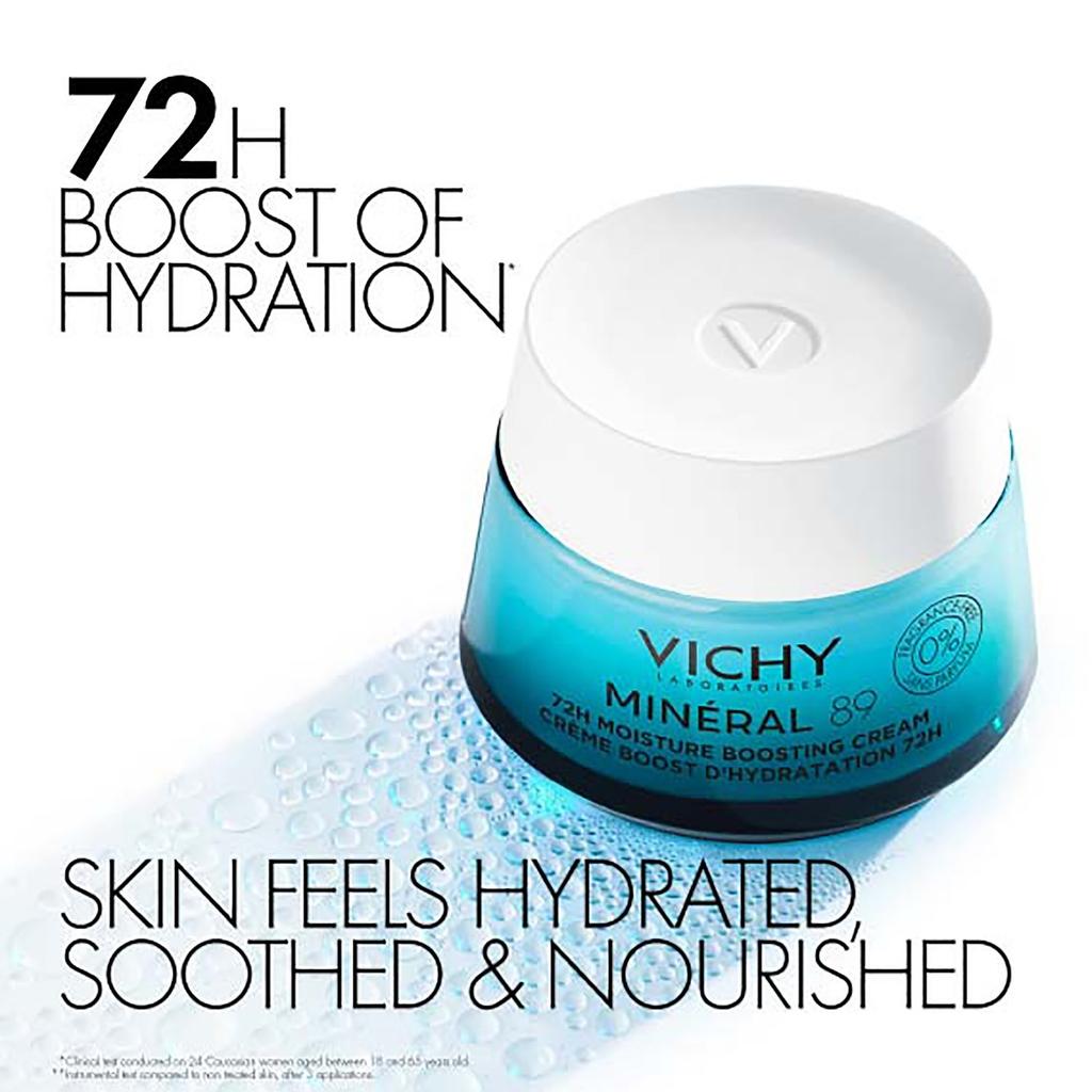 Vichy Vichy Mineral 89 Fragrance Free 72H Moisture Boosting Lightweight Cream with Hyaluronic Acid