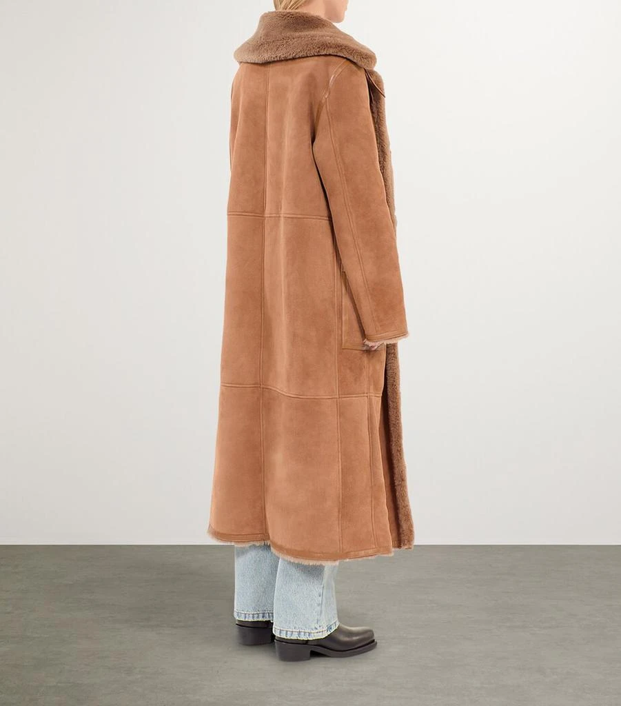 The Kooples Suede-Shearling Coat 4