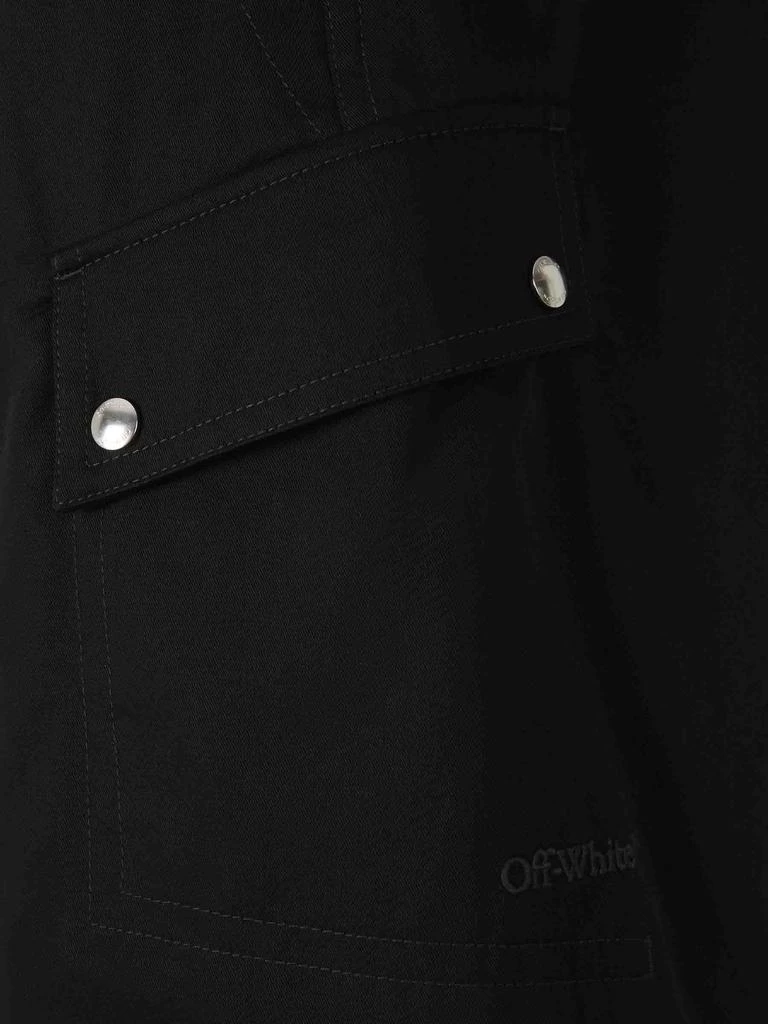 Off-White Off-White Logo Embroidered Cargo Shorts 5