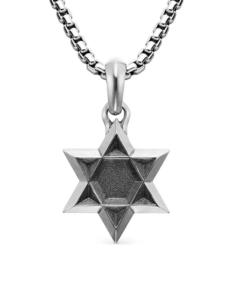 David Yurman Star of David Amulet in Sterling Silver, 34.7mm 1