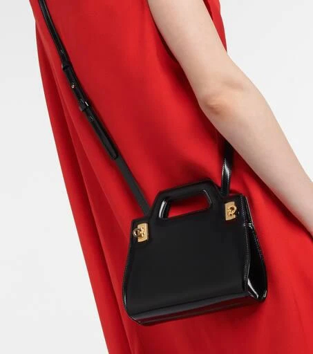 Salvatore Ferragamo Wanda Mini leather tote bag 2