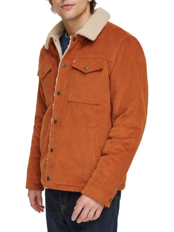 Levi's Faux Shearling Lined Corduroy Trucker Jacket 5