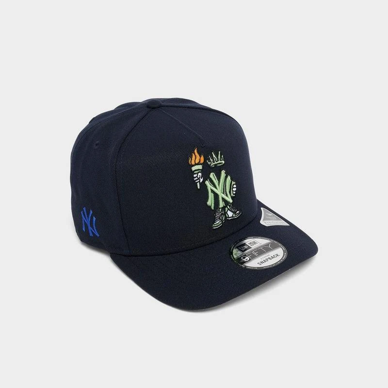 New Era New Era New York Yankees MLB 9FIFTY A-Frame Cartoon Snapback Hat 1