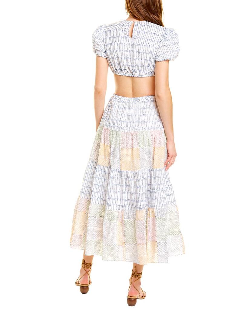 Ash & Eden Ash & Eden 2pc Samba Sleeveless Top & Skirt Set