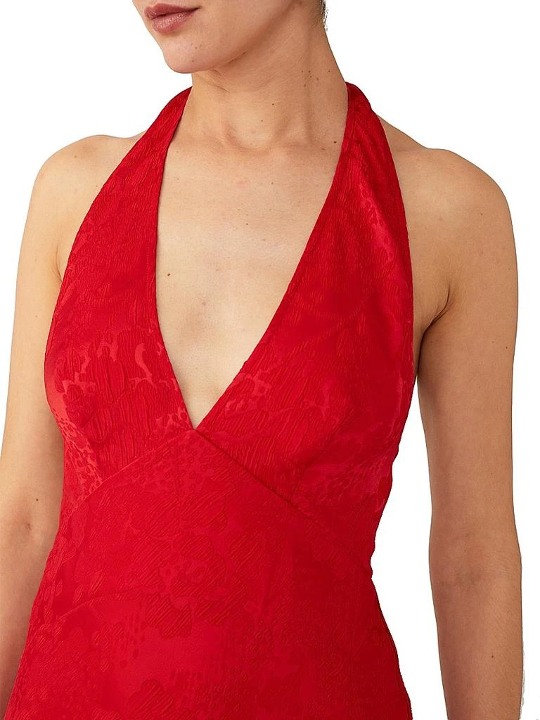 SAU LEE Velma Floral Jacquard Dress 5