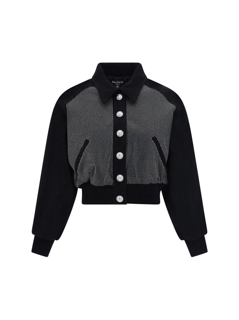 【関税＆送料込み】Balmain 5-Button Textured Tweed Jacket 5-button tweed jacket - Women | BALMAIN
