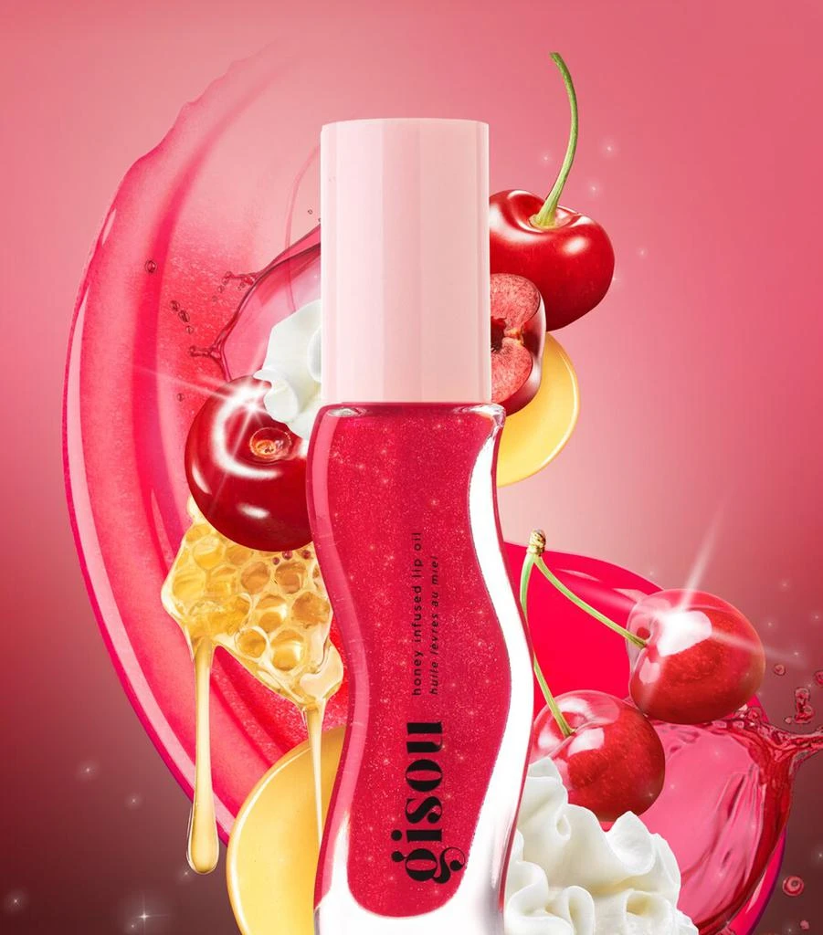 Gisou Cherry on the Cake Honey Infused Lip Oil 4