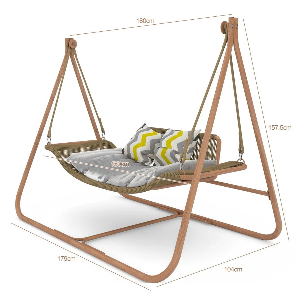 Streamdale Furniture Streamdale Hammock Swing Chair with Stand for Indoor 3