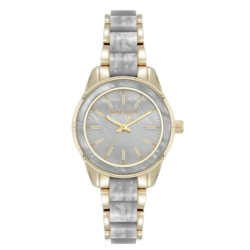 Anne Klein Women
s Classic Grey Round 30mm