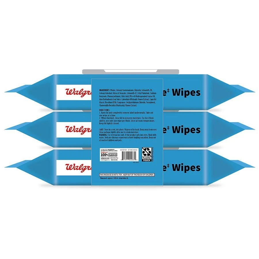 Walgreens Flushable Toddler Wipes 126 3