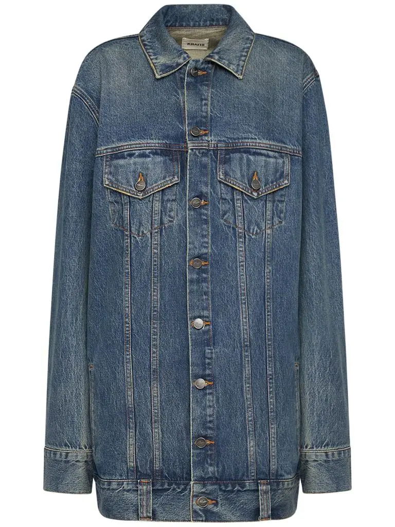 Khaite Ross Cotton Denim Jacket